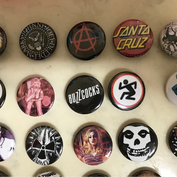 Vintage Punk Rock Pins - Picture 4 of 15